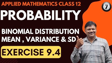 Probability Class 12 part 7 | Ex 9.4 | Applied Maths 12 | Gaur Classes