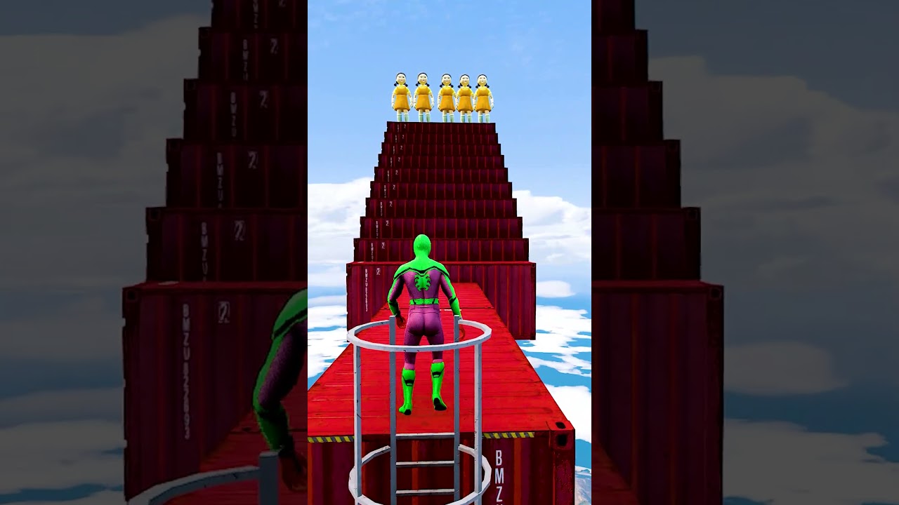 GTA 5 Epic Water Ragdolls | Spider-Man Jumps / Fails ep.17349 