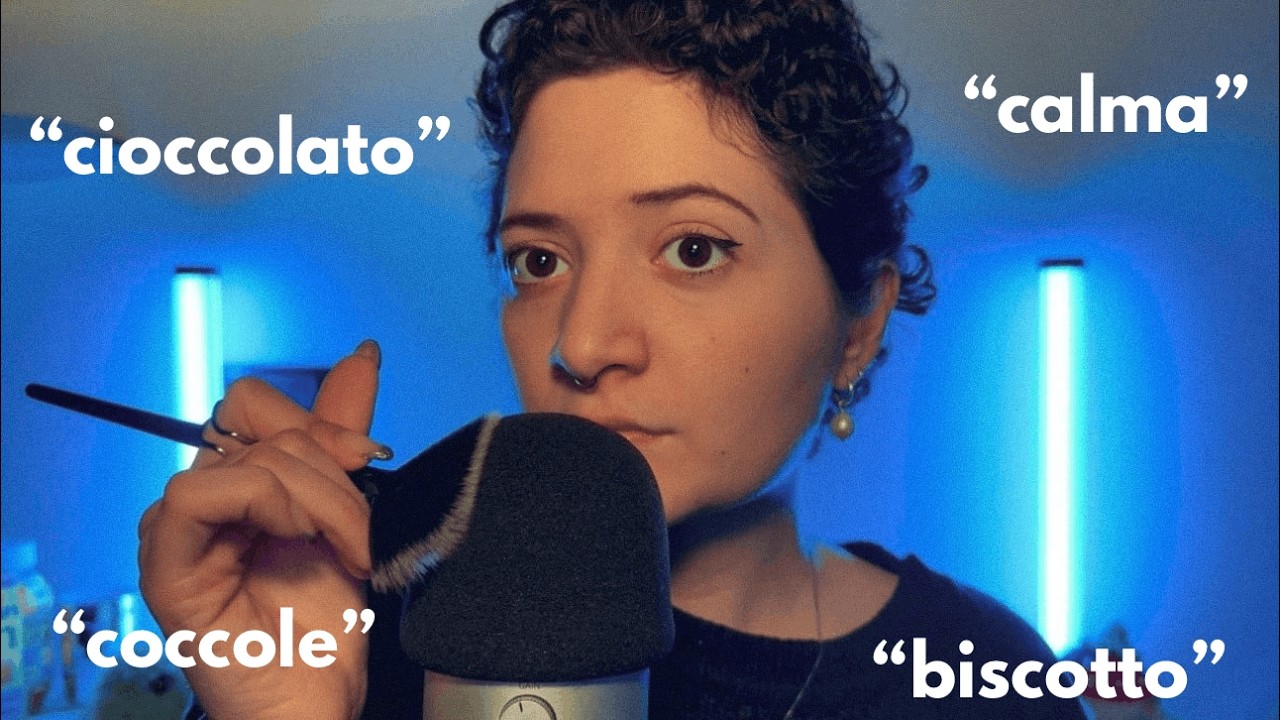 ASMR ita | trigger words in 🇮🇹 + brushing soporifero