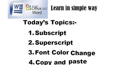Microsoft office word 2007 Tutorial in bengali | Class 11 Computer application and Science ms word
