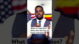 What is a sanction What does the law say about sanctions How can you remove a sanction