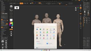 Как посмотреть размеры Subtool в Zbrush