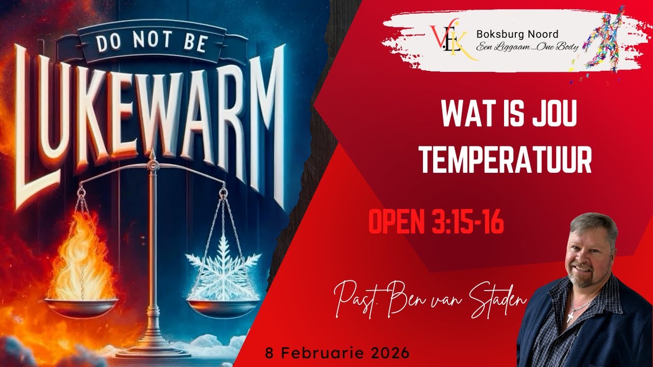 Past. Ben van Staden - Wat is jou temperatuur?