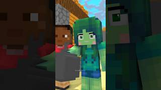 Zombie becomes Herobrine to help Zombie Girl😱#minecraftshorts #minecraftanimation #gaming #viral
