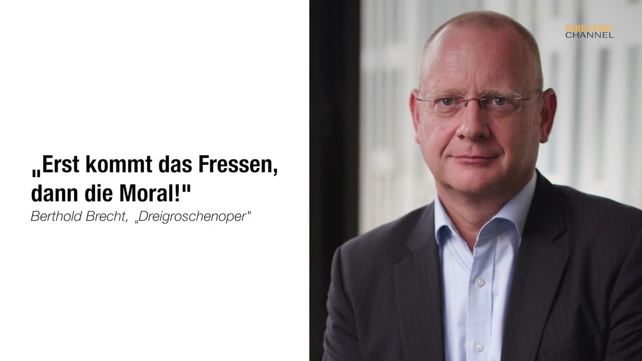 Corporate Governance: Wirtschaftsethik als neuer Trend - Dr. Frank Hülsberg