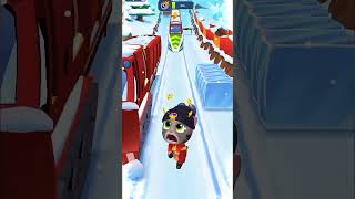 🔥 Talking Tom 🆚 Angela 🆚 Hank 🆚 Ginger 🆚 Superhero Angela | Who Wins This Epic Gold Run Race? 🏃💰