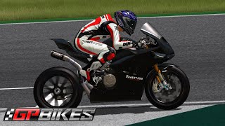 Gp Bikes Beta19B Laps At Mugello On The Barni Ducati V4 R