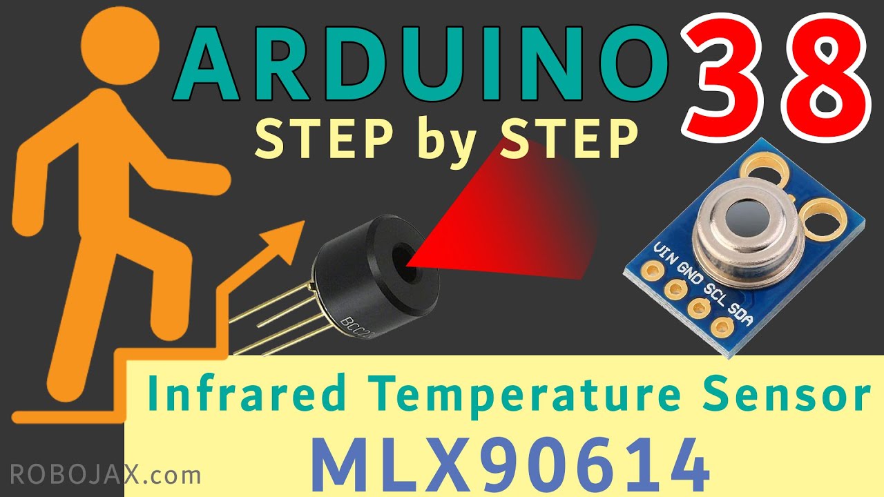 DIY Temperature Thermal Gun  MLX90614 Contactless Infrared Temperature  Sensor with Arduino 