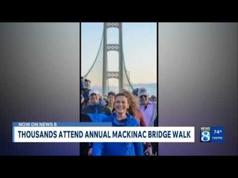 Whitmer marks final Labor Day bridge walk as governor