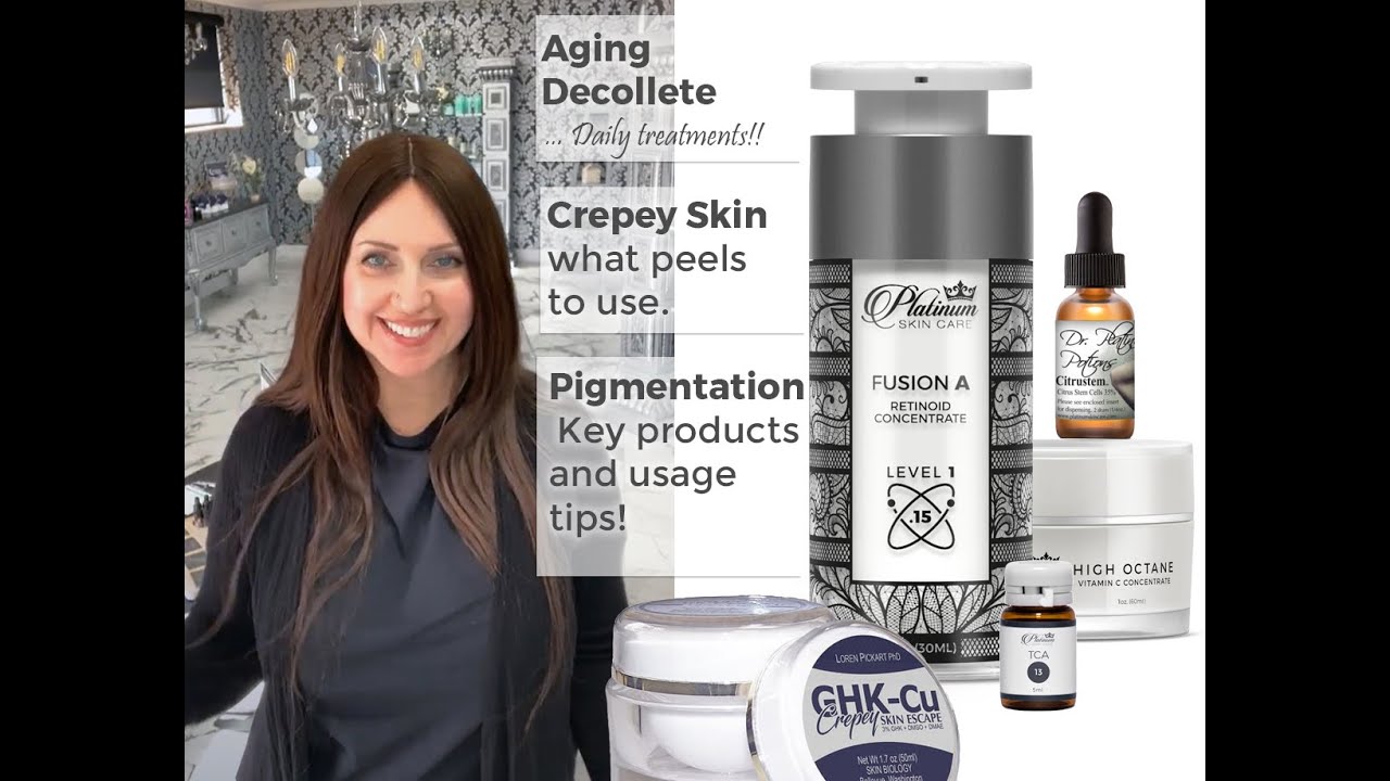 ghk cu crepey skin escape Treating the Décolleté to help with Crepeyness, Aging and Hyperpigmentation
