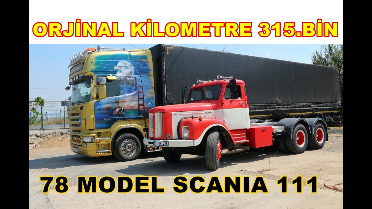 1978 MODEL BURUNLU SCANIA 111 / ORJİNAL 315.000 KİLOMETRE