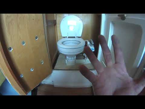 Vintage Cardinal Trailer Gets a Flushing Toilet part 1/2