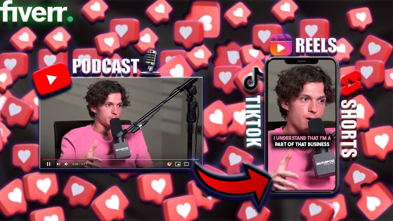 I will do repurpose your podcast for instagram reels and many more