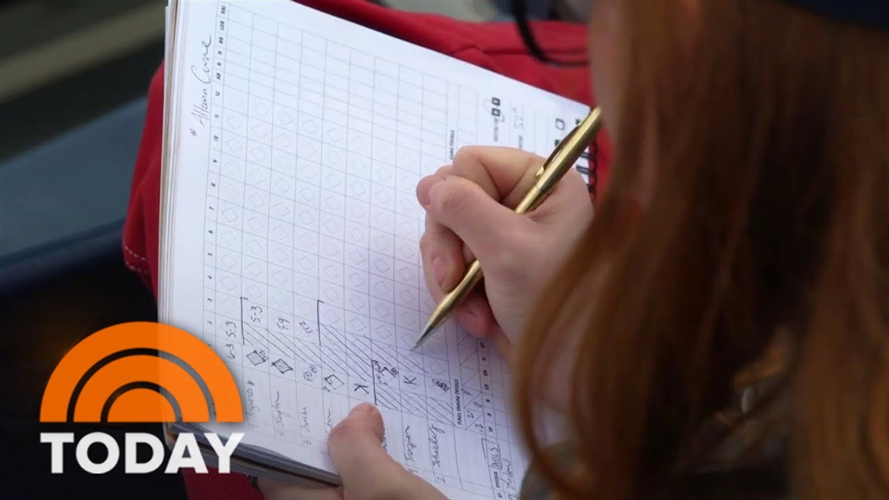 Inside the art of baseball scorekeeping with just pen and paper YouTube