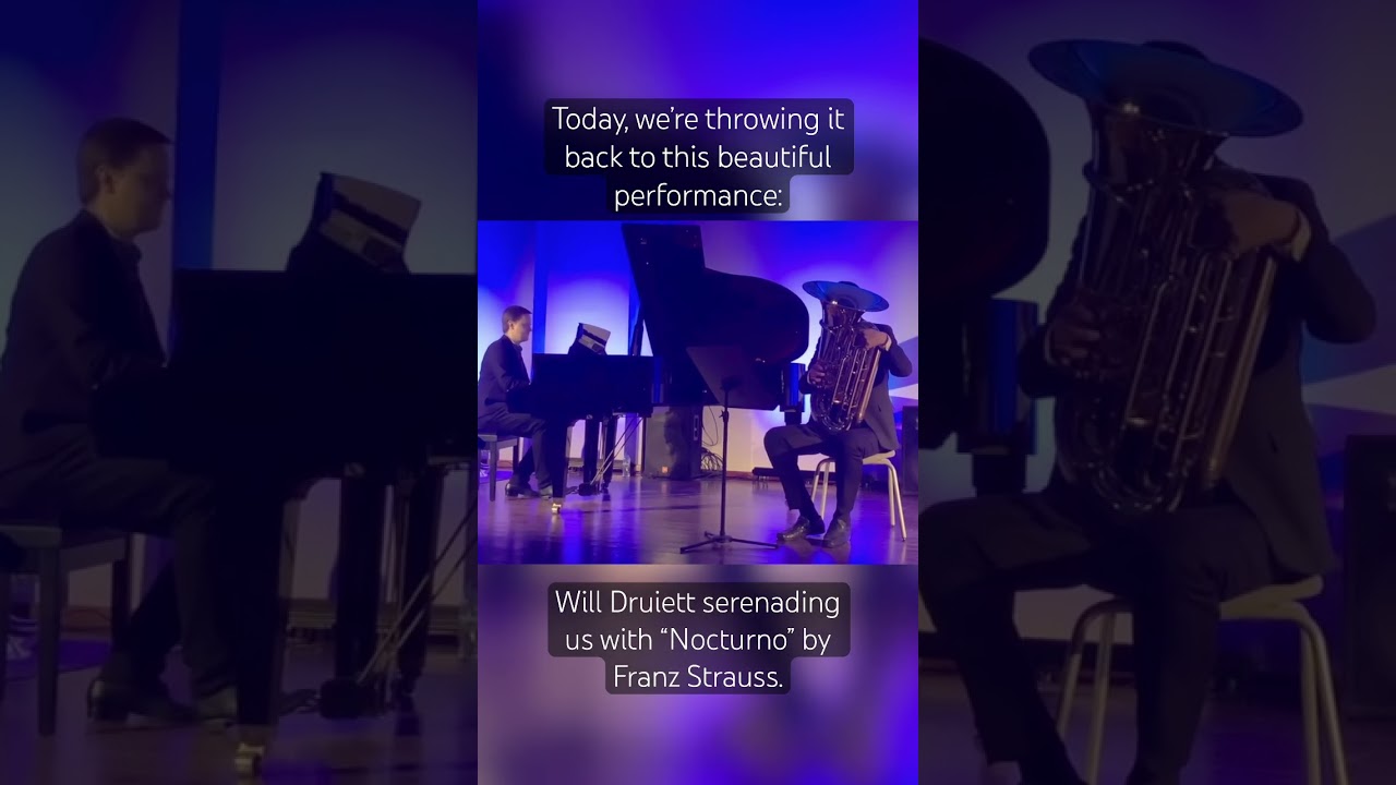 Music Monday throwback: “Nocturno” by Franz Strauss, performed by Will Druiett!