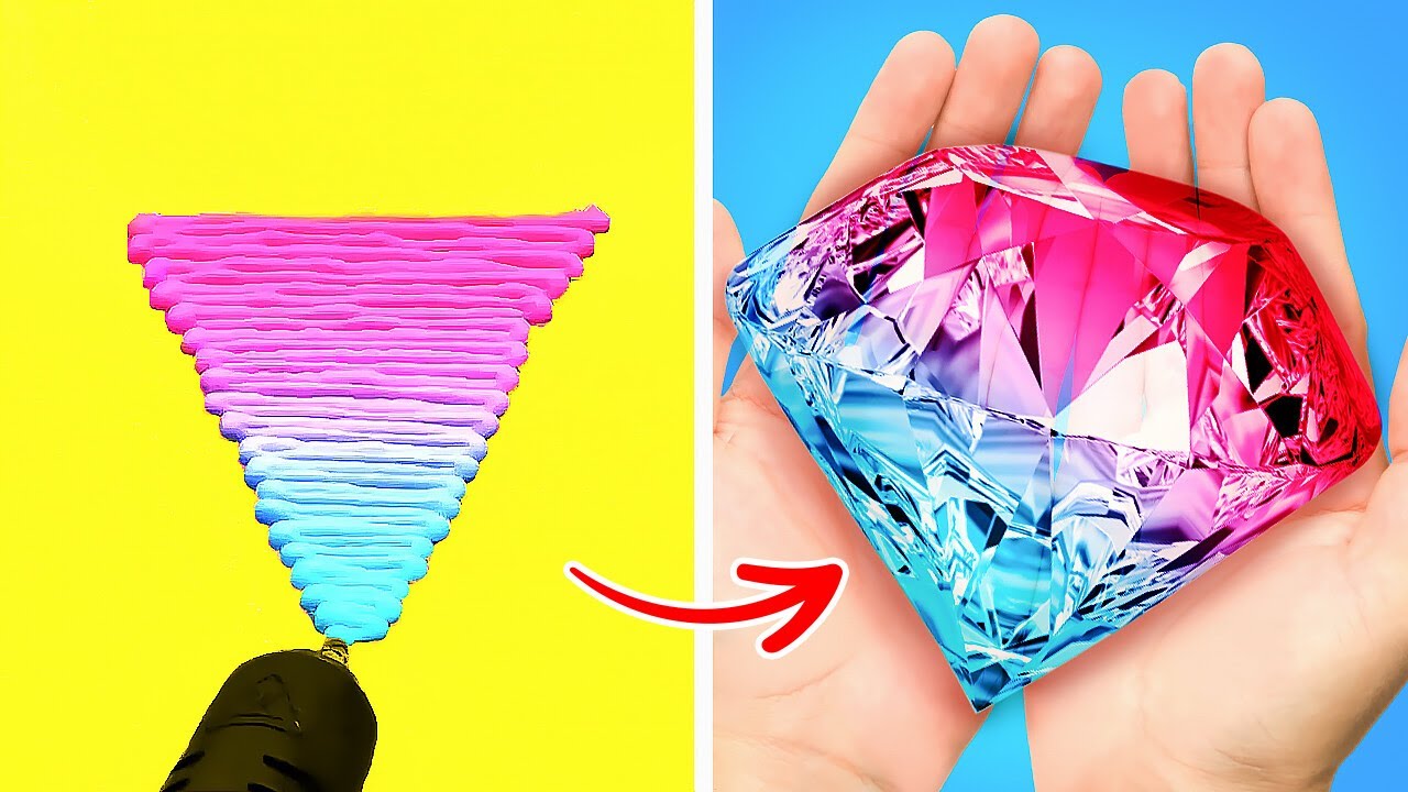 DIY DUEL: GLUE GUN VS 3D PEN || Fun DIY Ideas and Easy Crafts by 123 GO ...