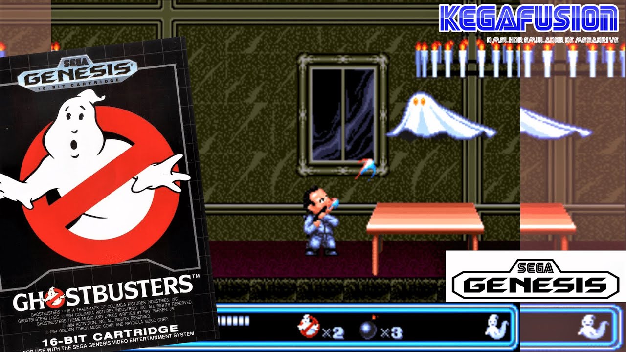Ghostbusters (1990) SEGA Genesis / Mega Drive Gameplay in HD (KEGA