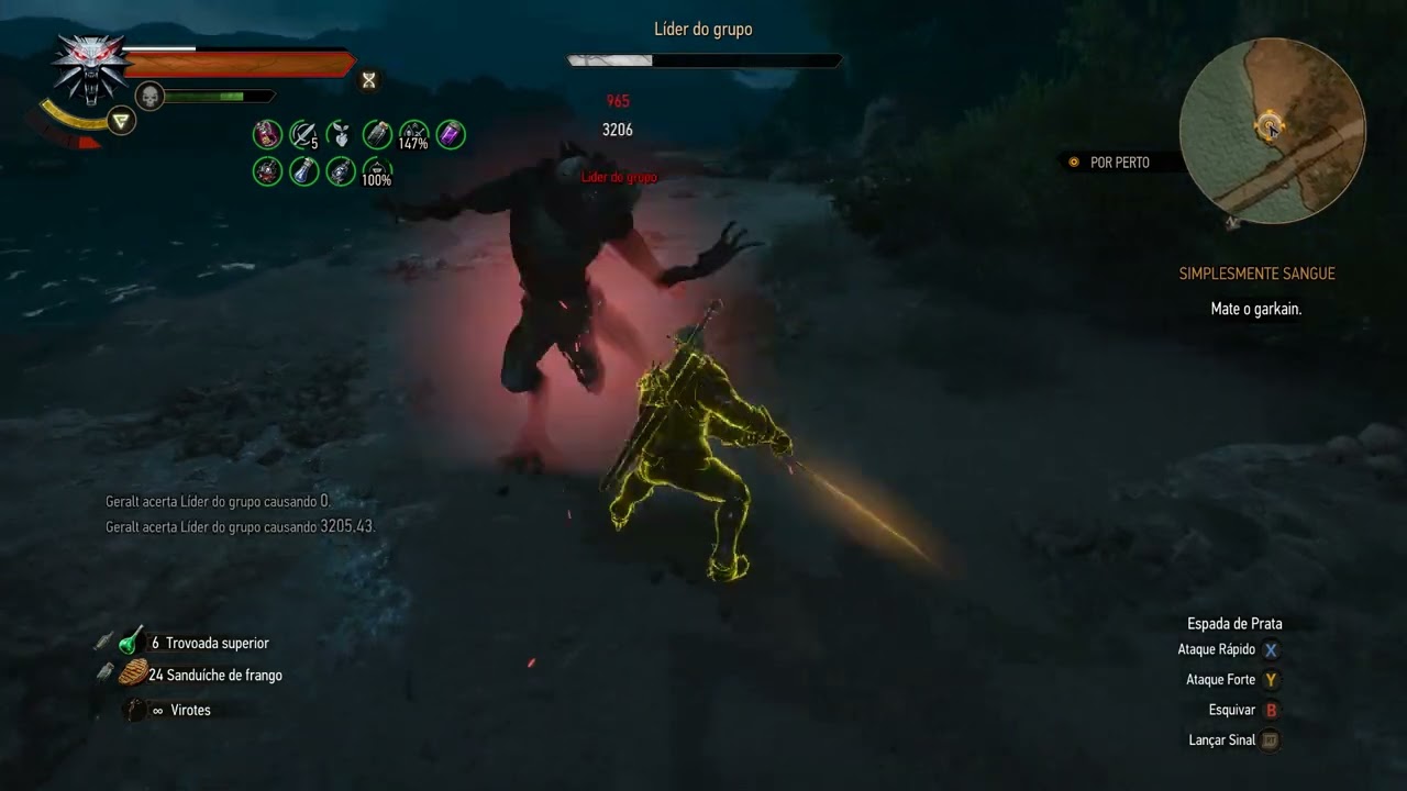 Garkin Witcher The Witcher 3 Derrotando Garkain Alpha - YouTube