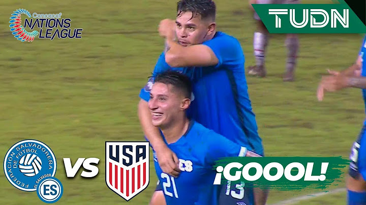 ¡SEÑOR GOLAZO! El Salvador ya gana | El Salvador 1-0 Estados Unidos | Nations League 2022 | TUDN