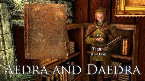 Lucien Reads: Aedra and Daedra - Elder Scrolls V Skyrim Lore Audiobook Reading