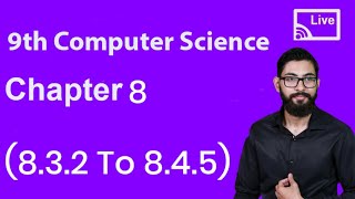 9th Computer Class CH:8 Live Session Series - 9th Class Computer Live Lectures