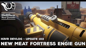 H3VR Early Access Devlog: Update 103 - New Meat Fortress Engie Guns and Grenade