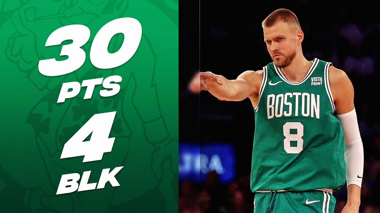 Kristaps Porziņģis Makes Celtics Franchise History In Debut At MSG!