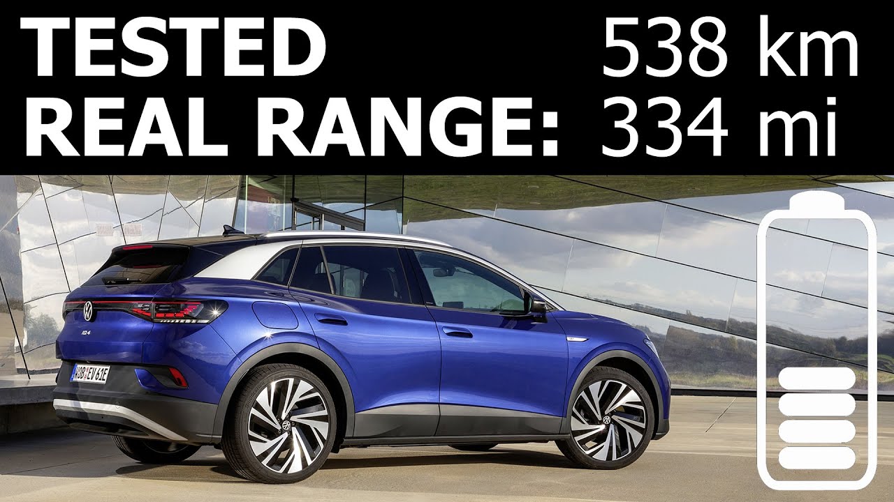 Volkswagen ID.4 Pro Performance 77 kWh range: real-life test. 14 kWh ...