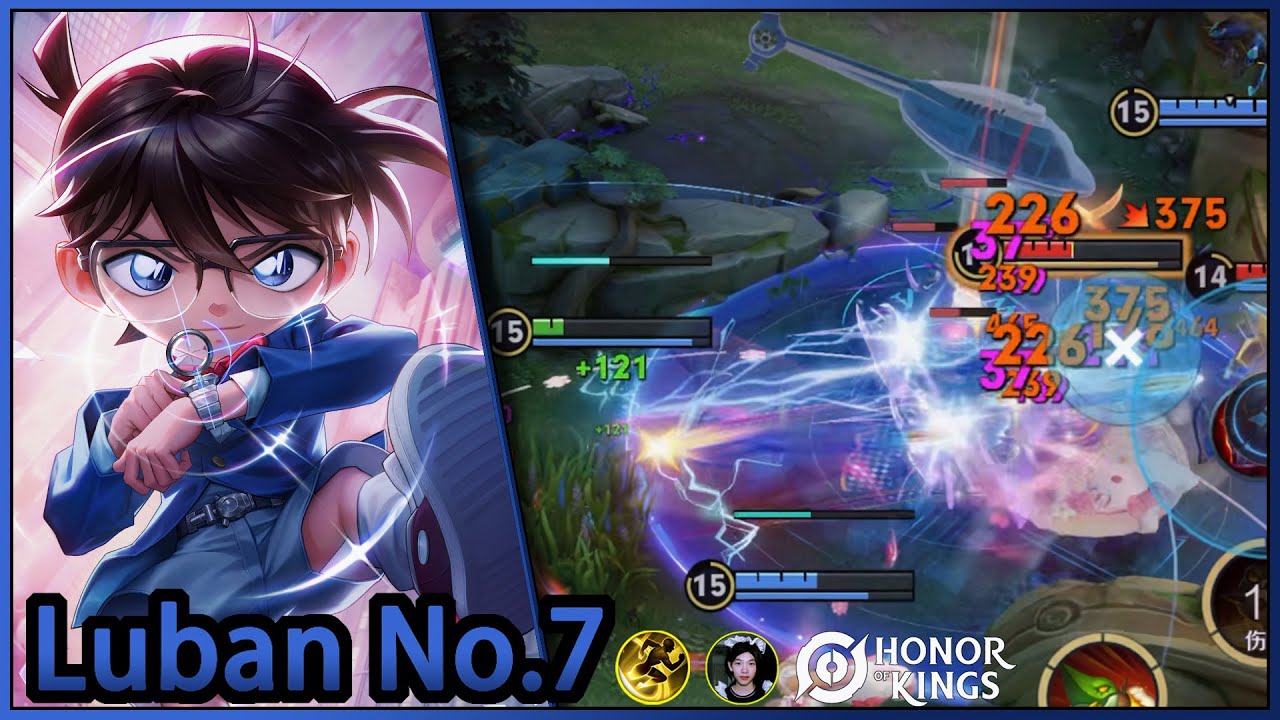 Luban No.7｜Honor of Kings x Detective Conan ｜collaboration skin｜👓