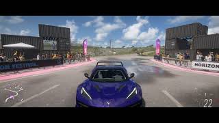 Forza Horizon 5 1300HP Supercharger Wide body Chevrolet Corvette E-Ray Sounds Driving 1