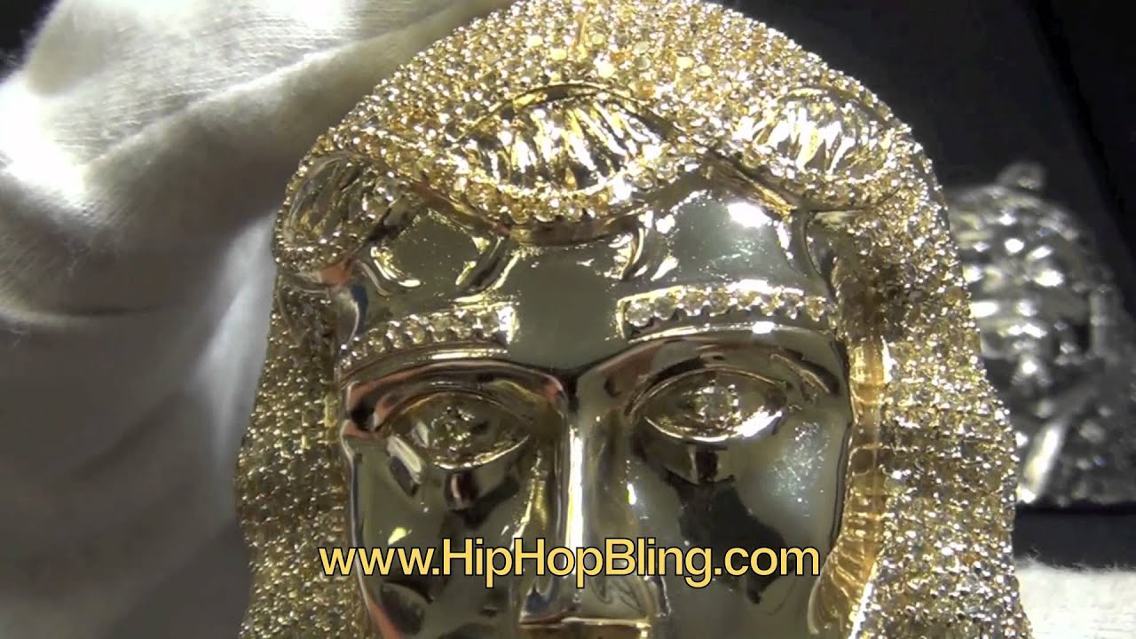 JUMBO Massive Micro Pave Jesus Piece Pendants - Several Colors