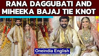 Telugu actor Rana Daggubati and entrepreneur Miheeka Bajaj are married now | Oneindia News screenshot 5