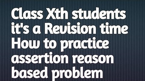 Assertion reason based MCQ Class Xth , chemical reactions and equations chapter | Dr Anilesh Kumar