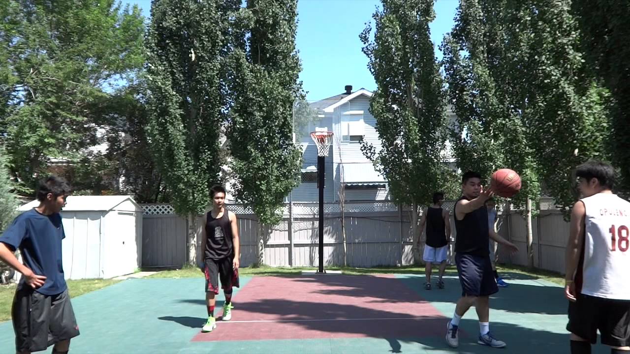 CALGARY BACKYARD BASKETBALL GAME 1 07.12.14 YouTube