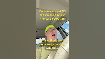 COBB Accessport V3 can expose a hole in the way your car operates.   Acceleration may blip