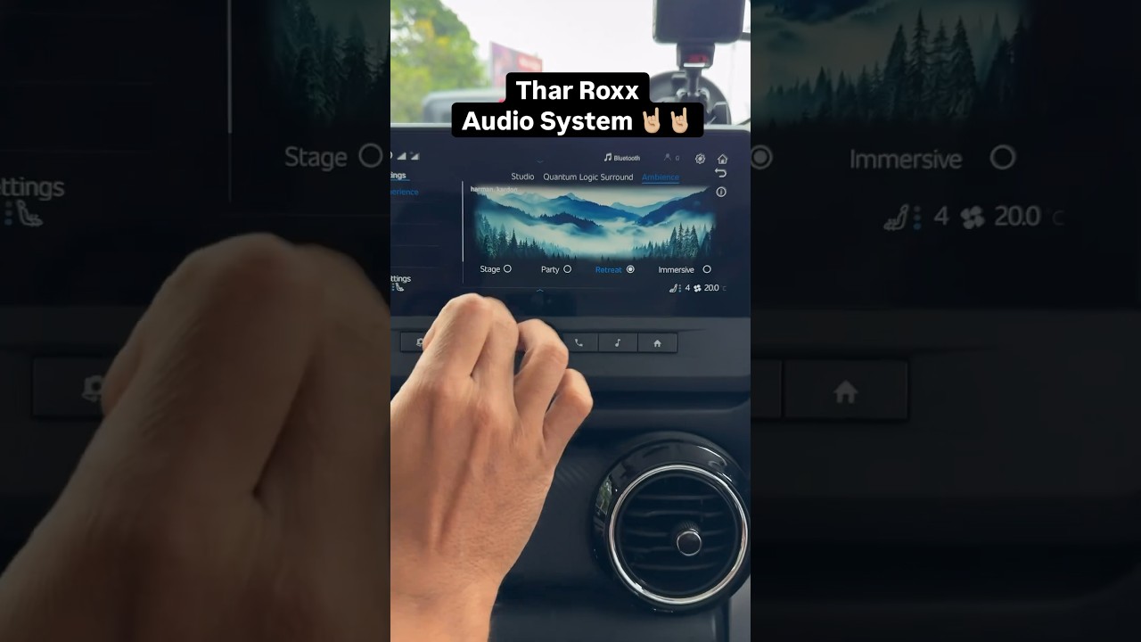 Mahindra Thar Roxx Audio System!!