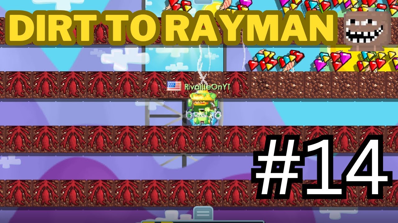 135K EXP PER FARM?!?!? | DIRT TO RAYMAN 2025 #14 GROWTOPIA