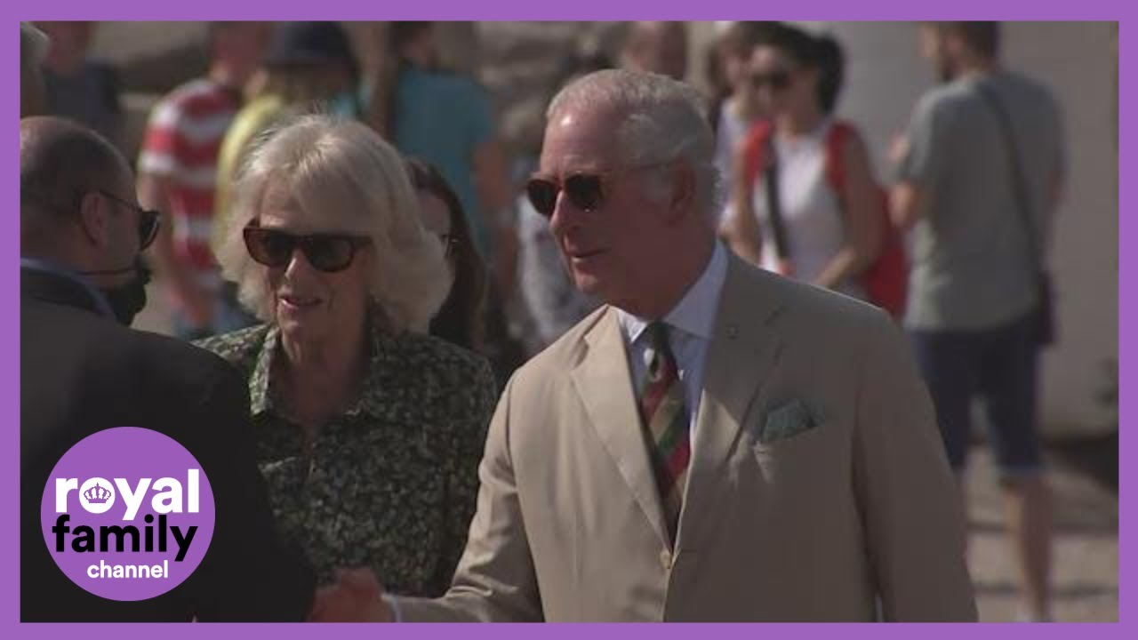 Charles and Camilla Don Their Shades at Ancient Ruins