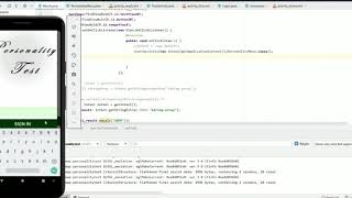 Android-ML Project | Demonstration Video Personality Test Application | CodeChanakya hackathon screenshot 1