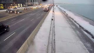 Two Park District Workers Jump Out Before Truck Plunges Into Lake Michigan