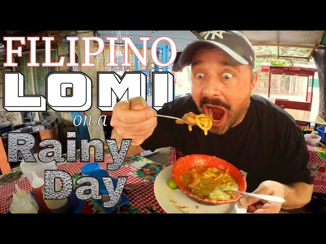 Filipino LOMI on a rainy day - TAGAYTAY class=