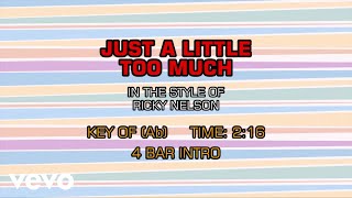 Vídeo de Just A Little Too Much