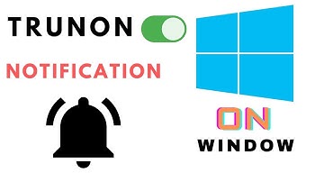 How to turn on Notifications on Windows Computer