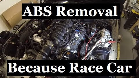 FD RX7 ABS Removal and New Camera - Wide Body V8 FD RX7 Build Video Series 9