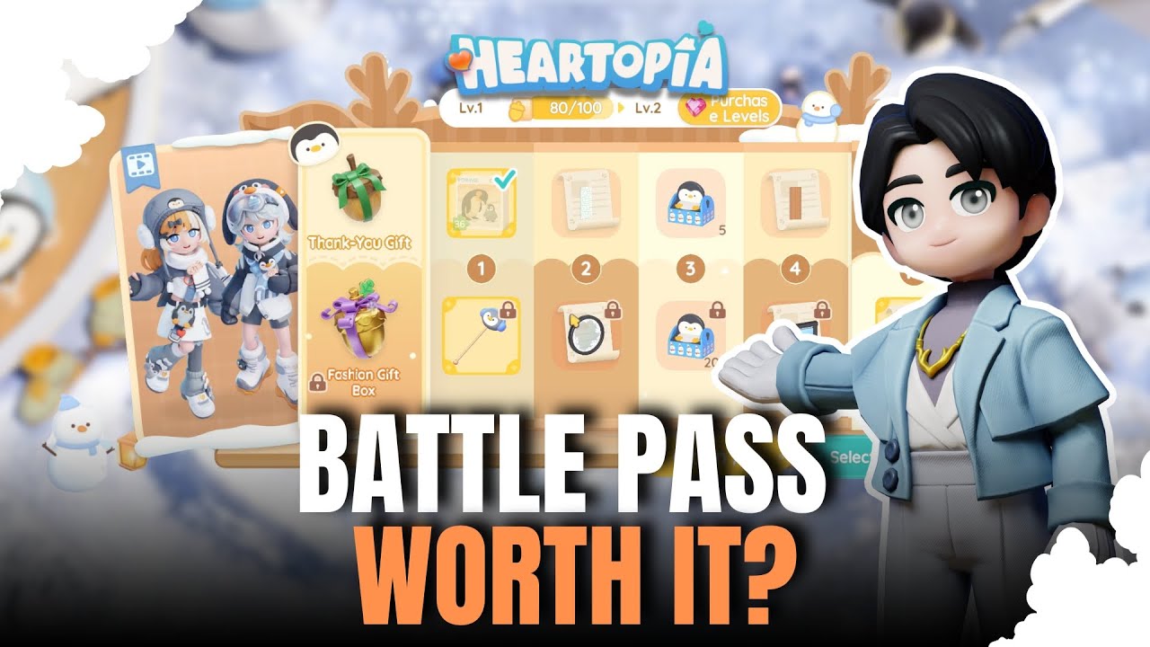 Penjelasan Lengkap Battle Pass Winter Frost Season - Heartopia❄️
