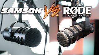 The Best Midrange Podcasting Mic? | Samson Q9U vs Rode Podmic