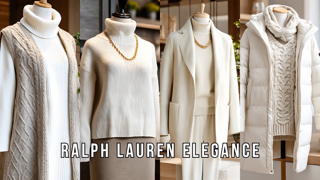 Уютные и стильные зимние образы для женщин старше 50 лет | Модные идеи в стиле Ральфа Лорена | Не...