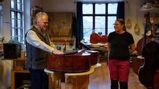 Anders Jormin playing Elinore Morris double bass