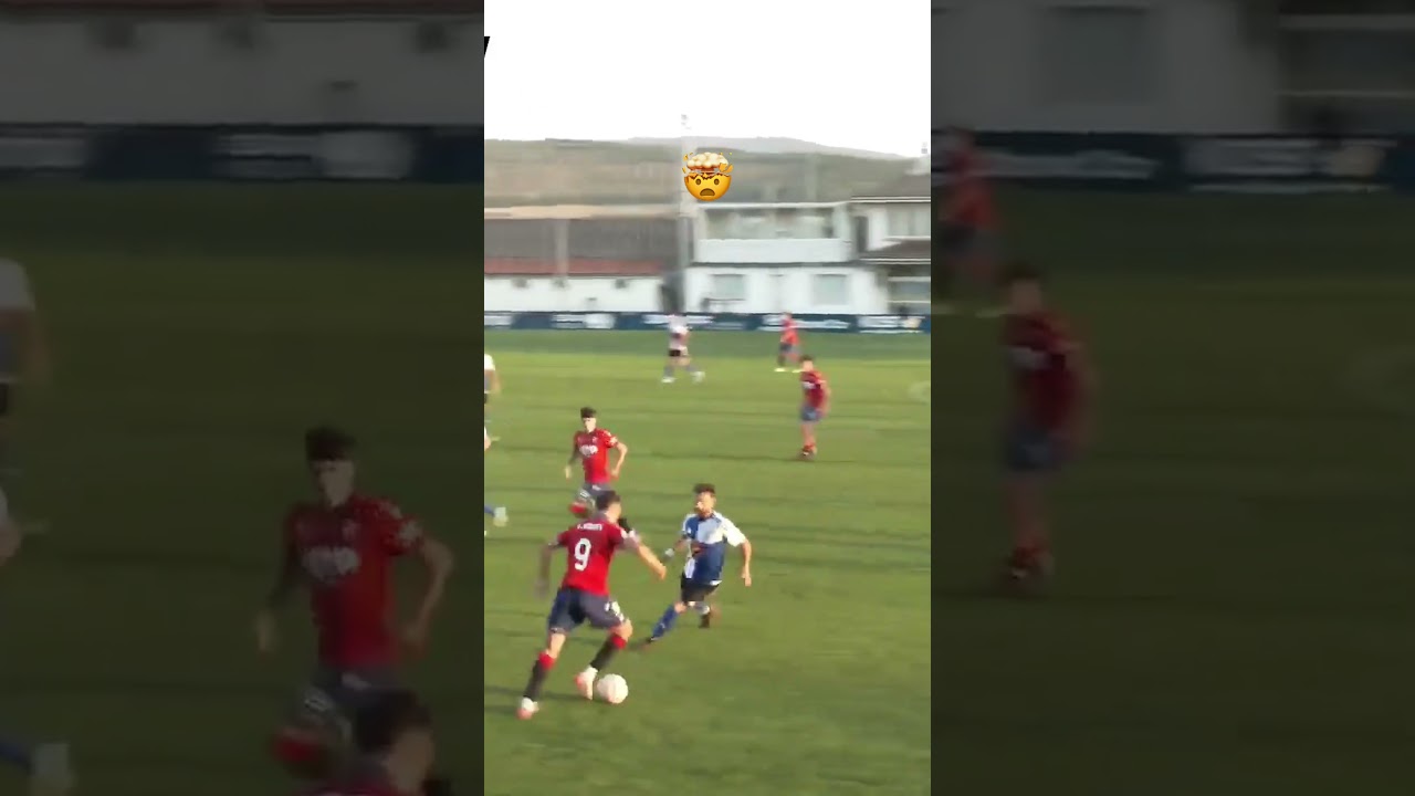 El doble caño de Asier Bonel #osasuna #skills #nutmeg
