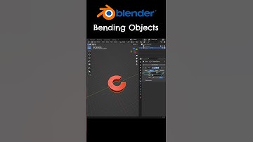 How to bend objects in Blender  #blender3d #shorts  #blendertutorial